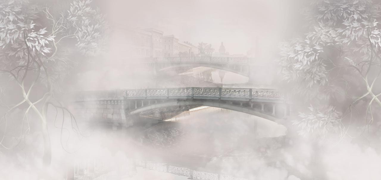 Фотообои Туманный мост